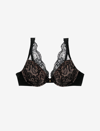 Lace Contour Plunge Bra