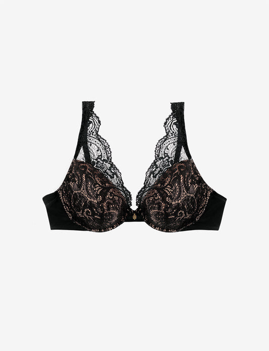 Lace Contour Plunge Bra